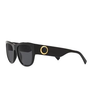 Versace VE 4359 GB1 55mm black on black Medallion Unisex Sunglasses with cloth